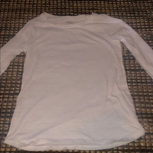Plain white shirt from justice for girls size 10